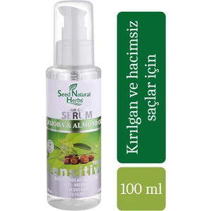 Seed Natural Herbs Jojoba Badem Yağı Saç Serumu 100 ML