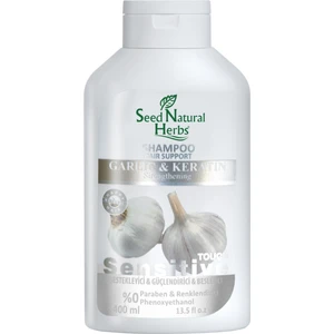 Seed Natural Herbs Sarımsaklı Şampuan 400 Ml Keratinli