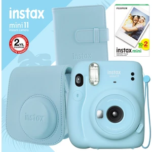 Instax Mini 11 Mavi Fotoğraf Makinesi ve Kare Albümlü Seti 11