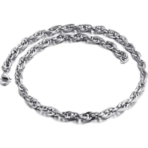 5 Mm. 58 Cm. Gri Çelik Erkek Zincir EC87BY