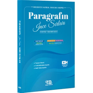 Tandem Yayınları Paragrafın Ince Sırları Soru Bankası