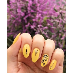 Etnik Desenler-2 Tırnak Dövmesi, Tırnak Tattoo, Nail Art, Tırnak Sticker