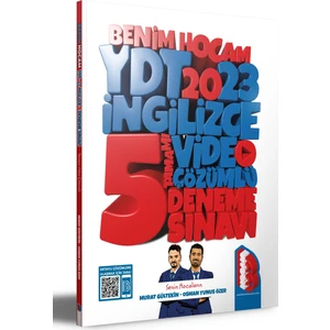 Benim Hocam Yayınları 2025 YDT İngilizce 5 Deneme Sınavı