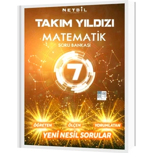 Netbil Yayıncılık Netbil Yayınları 7. Sınıf Matematik Takım Yıldızı Soru Bankası Netbil (Bolnota Özel Güncel Içeriğe Sahiptir)