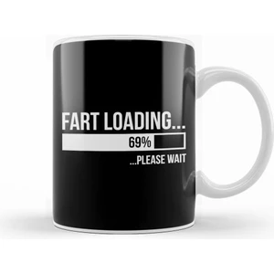 Fart Loading Please Wait Kupa Bardak Porselen