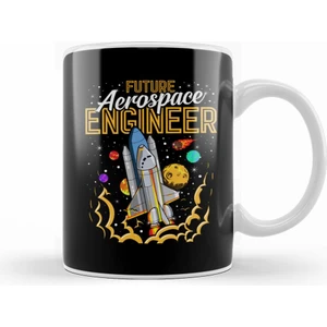 Future Aerospace Engineer Space Astronaut Explore Kupa Bardak Porselen