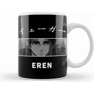 Eren Yeager Shingeki No Kyojin Eren Yeager Attack On Titan Kupa Bardak Porselen