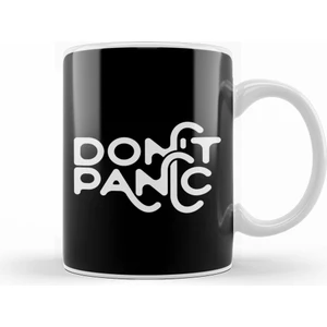 Must Read Book Covers Don't Panic Hitchhikers Guide To The Galaxy Kupa Bardak Porselen