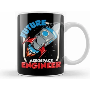 Future Aerospace Engineer Space Exploration Kid Kupa Bardak Porselen