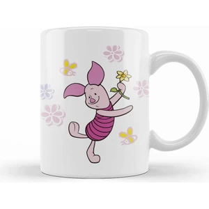 Winnie Pooh   Piglet 3 Kupa Bardak Porselen