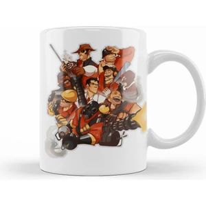 Team  Fortress   Red Team Kupa Bardak Porselen