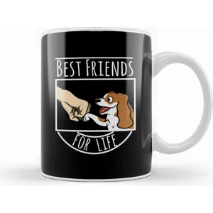 Cavalier King Charles Spaniel Best Friends For Life Pug Köpek Kupa Bardak Porselen