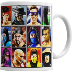 Mortal  Kombat Kupa Bardak Porselen