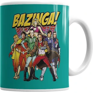 Camiseta The Big Bang Theory Bazinga Kupa Bardak Porselen