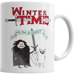 Game Of Thrones Adventuretimetişör Kupa Bardak Porselen