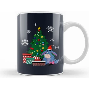 Eeyore Around The Christmas Tree Winnie The Pooh Kupa Bardak Porselen