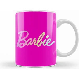 Barbie Logo Kupa Bardak Porselen
