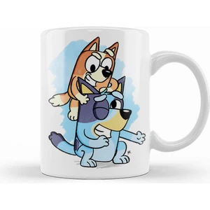 Bluey And Bingo 01 Kupa Bardak Porselen