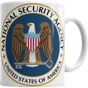National Security Agency Kupa Bardak Porselen
