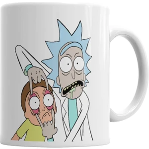 Rick And Morthy Looooooooook Kupa Bardak Porselen