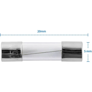100 Adet - 250V 7A Sigorta - Fuse - Cam Sigorta - 5X20MM