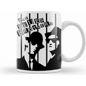 The Blues Brothers Siyah Beyaz Kupa Bardak Porselen