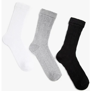 3'lü Dokulu Çorap Paketi