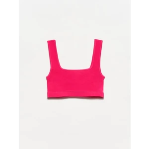 20167 Crop Top-Fuşya