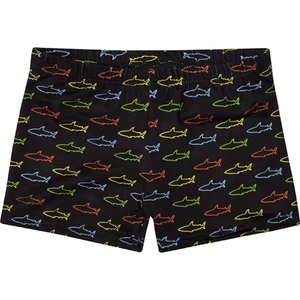 Çok Renkli Erkek Çocuk Sort Mayo SM22120229 Neon Sharks Junior Trunk