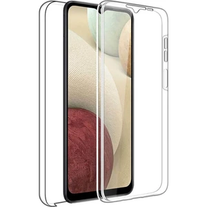 Samsung Galaxy A22 Kılıf Ön Arka 360 Koruma Şeffaf Silikon Kamera Korumalı