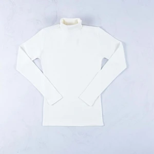 Mnk Baby Tam Balıkçı Yaka Boğazlı Penye Kız Çocuk Okul T-Shirt MNK0385