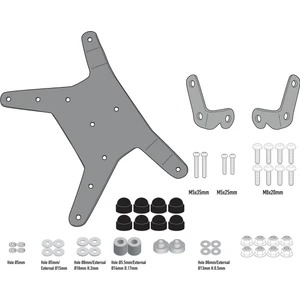 Gıvı D7711KIT KTM390ADV.(20-21)-790ADV.(19-20)-790ADV. R (19-20)-890 Adv.(21-22) Rüzgar Siperlik Bağ