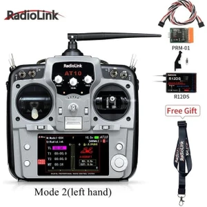 AT10 Iı Radio Kontrol Uzaktan Kumanda &R12DS Alıcı + Prm-01 Telemetri Sensör - Gri ( 4km Kontrol Mesafesi )