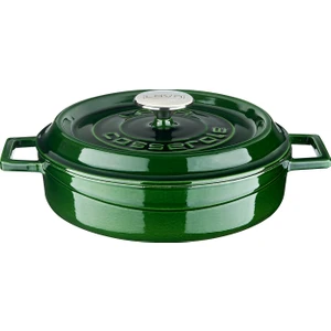 Döküm Çok Amaçlı Yayvan Tencere (Ø)24 Cm. Majolica Yeşil