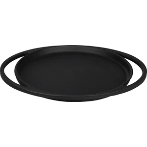 Döküm Yuvarlak Pizza Krep Pankek Tavası Döküm Demir Yekpare Çift Kulplu Çap(Ø)20cm.
