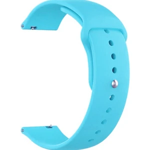 Amazfit Gtr 42 Için Silikon Kordon Kayış Mavi