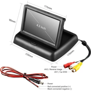 Unıque Uq-D2 4,3 Inç Katlanır Monitör