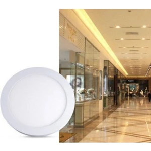 18W Sıva Üstü Yuvarlak LED Panel Armatür CT-5233 - Beyaz Işık