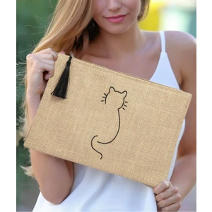 Ju Yaratıcı Tasarım Hasır Kadın Portföy & Clutch Çanta