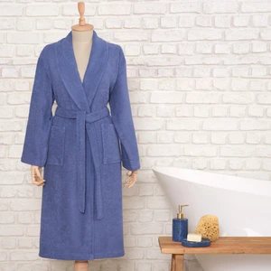 Karaca Home Daily Soft Indigo %100 Pamuk Kadın Bornoz S/m