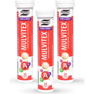Mulvitex Multivitamin Efervesan Tablet - 20 Adet X 3 Adet