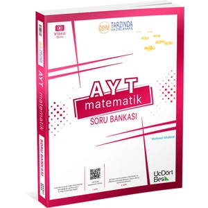 ÜçDörtBeş Yayınları 2024 AYT Matematik Soru Bankası