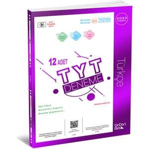 ÜçDörtBeş Yayınları TYT 12’li Türkçe Deneme