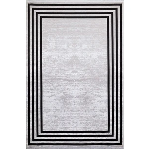 Türkmen Halı Poem PM04 Siyah Modern Desen Halı