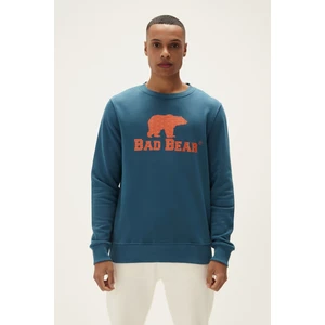 Bad Bear Logo Crewneck Erkek Sweatshirt
