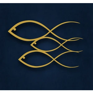 Balık Metal Duvar Dekoru