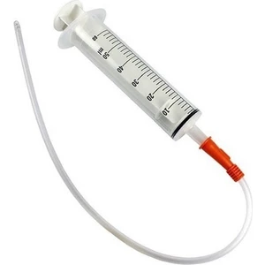 Anadolu Vet Motor Yağı Çekme Enjektörü 50 Ml. Şeffaf 50 cm Silikon Hortumlu