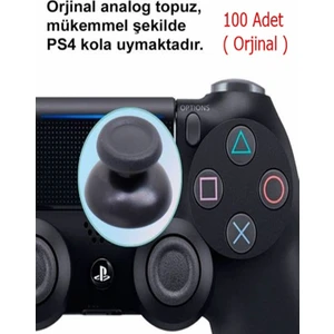 Zaloğlu Grup Ps4 Analog Topuz Orjinal 1.sınıf 1.kalite V2 Gri Tüm Playstation 4 Kollarla Uyumludur. ( 100 Adet )