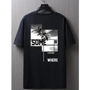 DAXİS Sportwear Company  Calıfornıa Baskılı Oversize Tshirt