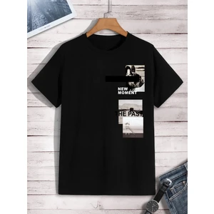 DAXİS Sportwear Company The Past Oversize Unisex Tshirt Siyah